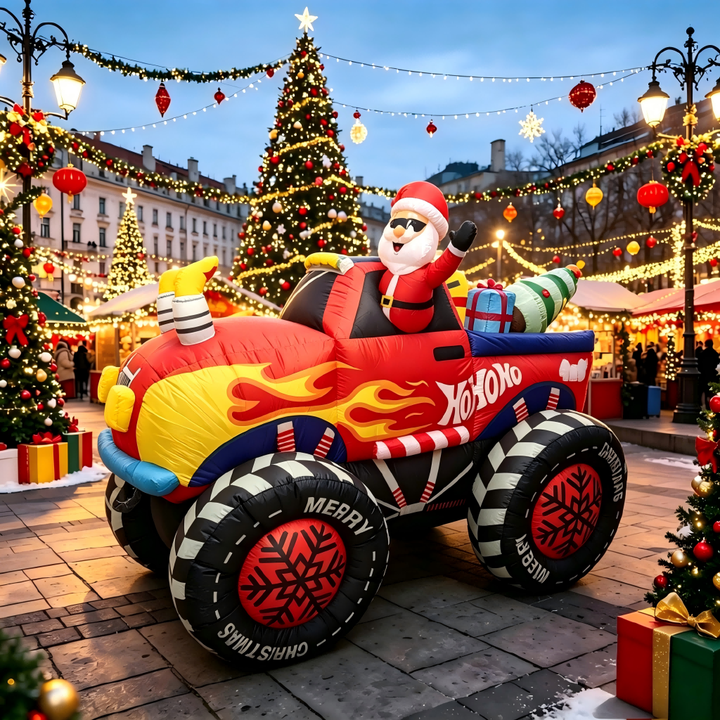 8 FT Christmas Inflatable Mons – Christmas Lights Outdoor Bewertung und Preis