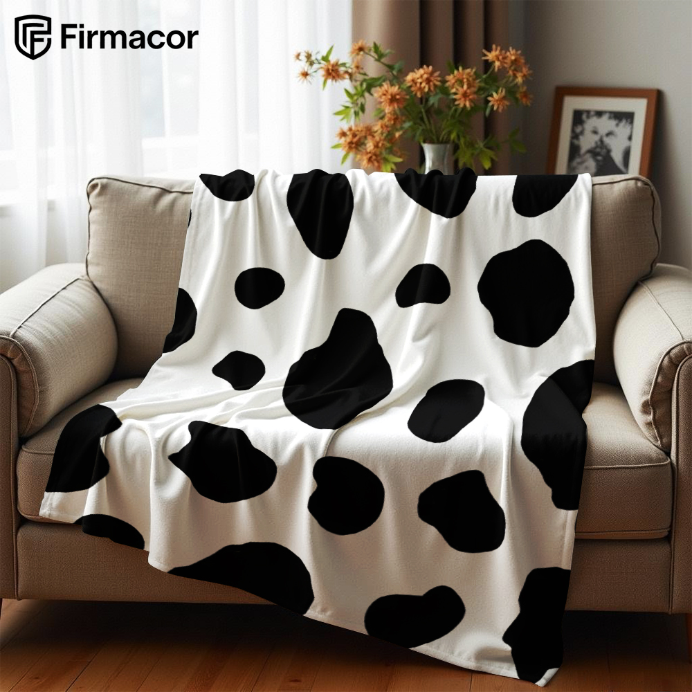 Scattered Irregular Cow Dots C – Christmas Throw Blanket Bewertung und Preis