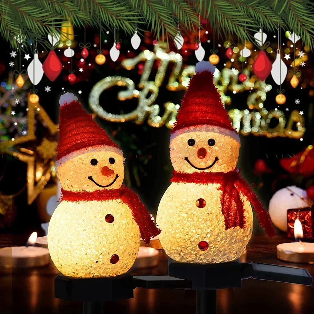 Christmas Snowman Solar Garden – Christmas Lights Outdoor Bewertung und Preis