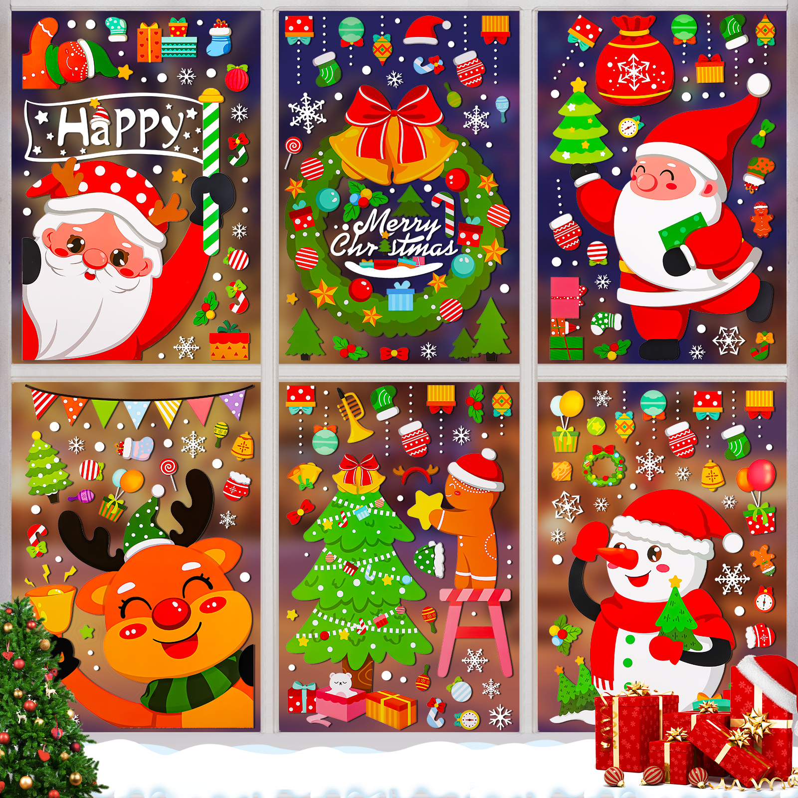 Removable Christmas PVC Static – Snowflake Window Decal Bewertung und Preis