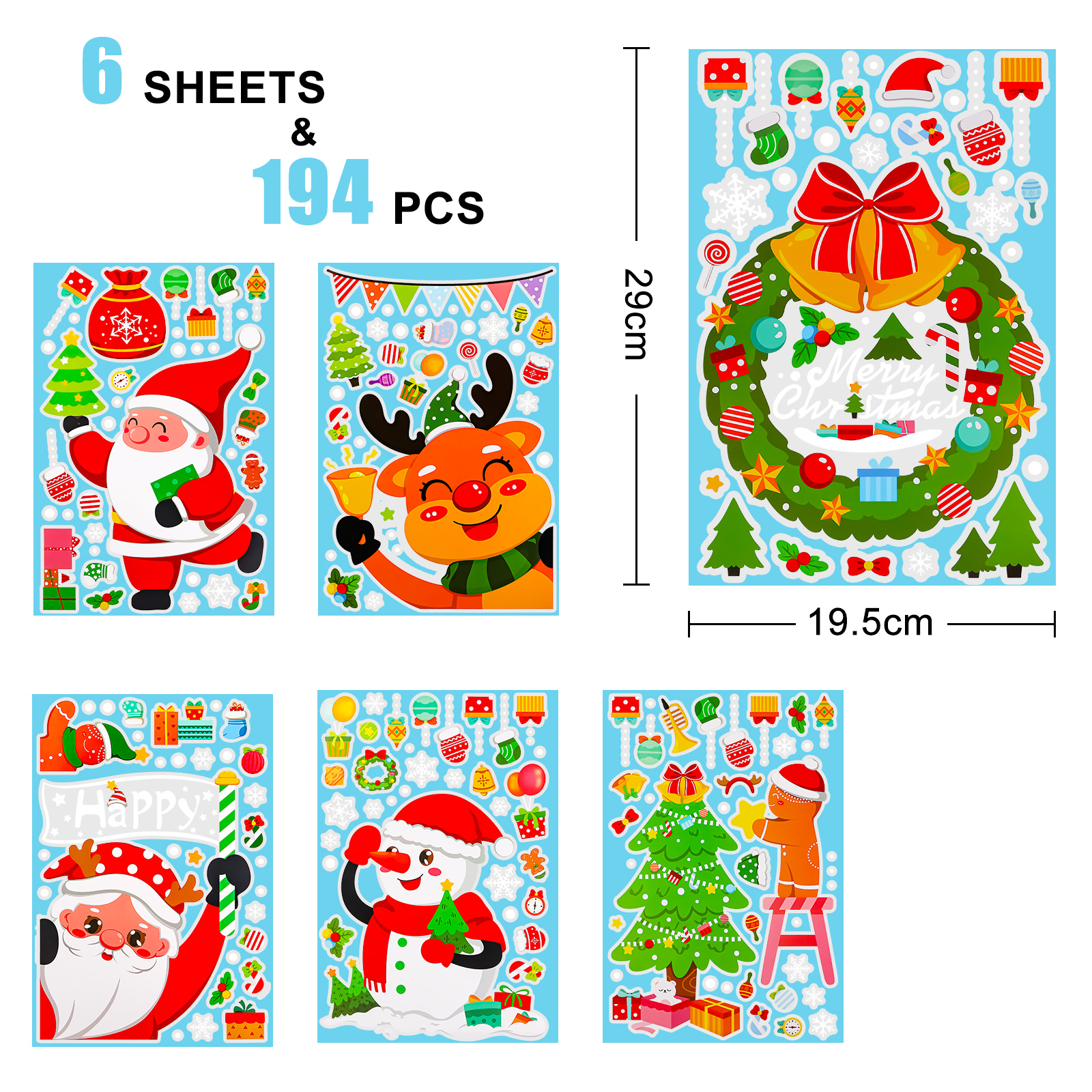 Removable Christmas PVC Static – Snowflake Window Decal Bewertung und Preis