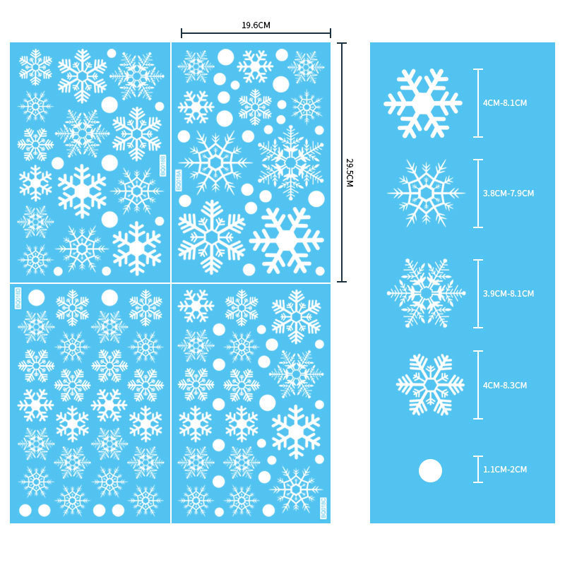 Removable Christmas PVC Static – Snowflake Window Decal Bewertung und Preis