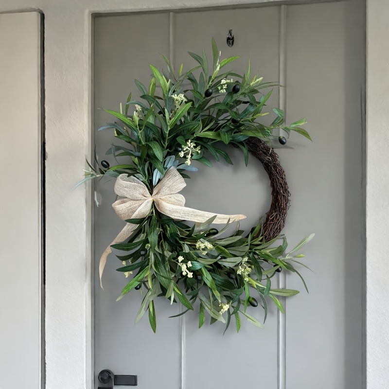 2025 Artificial Olive Wreath W – Christmas Wreath Fake Bewertung und Preis