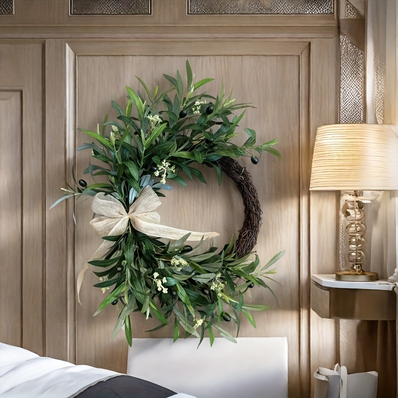 2025 Artificial Olive Wreath W – Christmas Wreath Fake Bewertung und Preis
