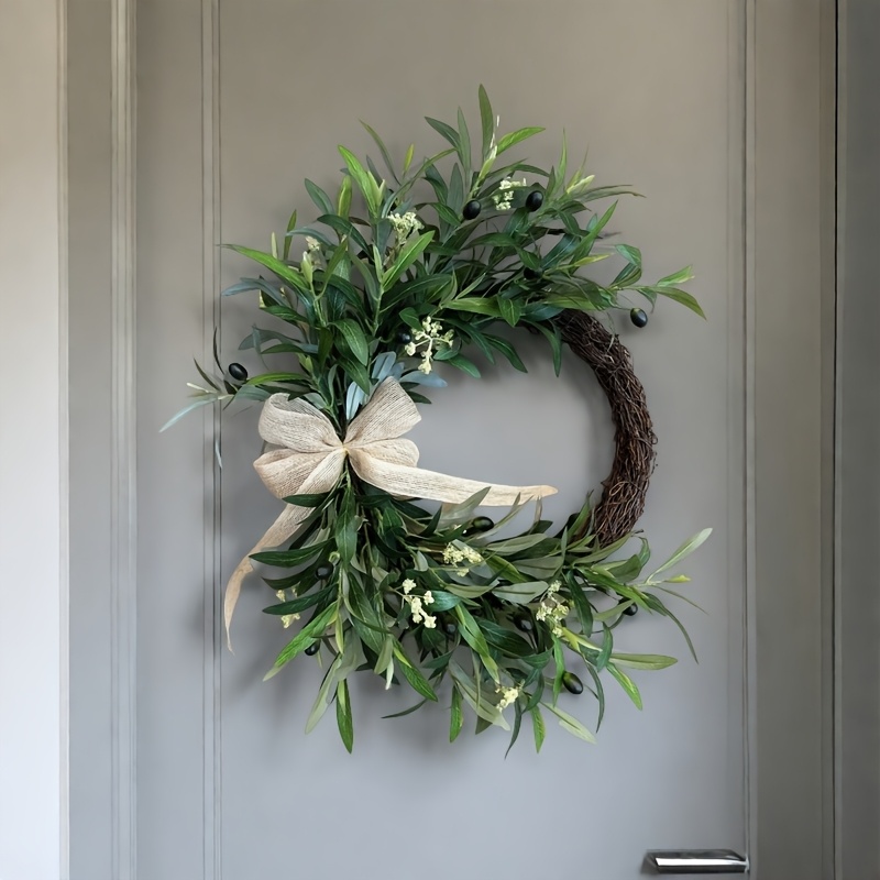 2025 Artificial Olive Wreath W – Christmas Wreath Fake Bewertung und Preis