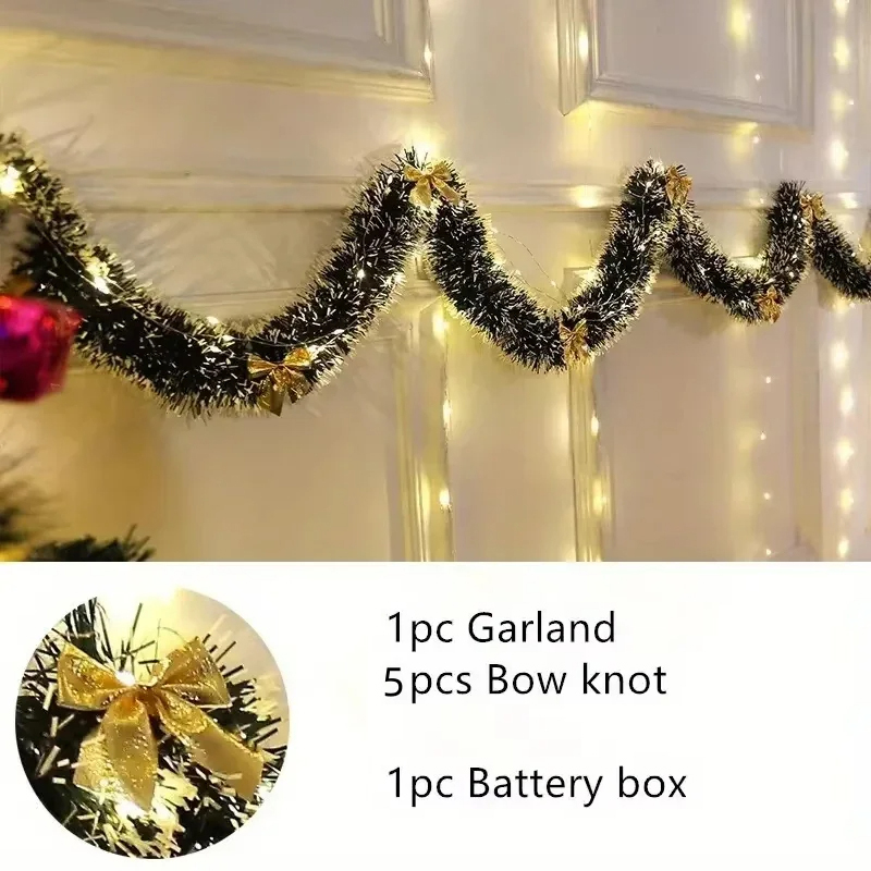 Christmas Tinsel Garland Artif – Tinsel Garland Decoration Bewertung und Preis