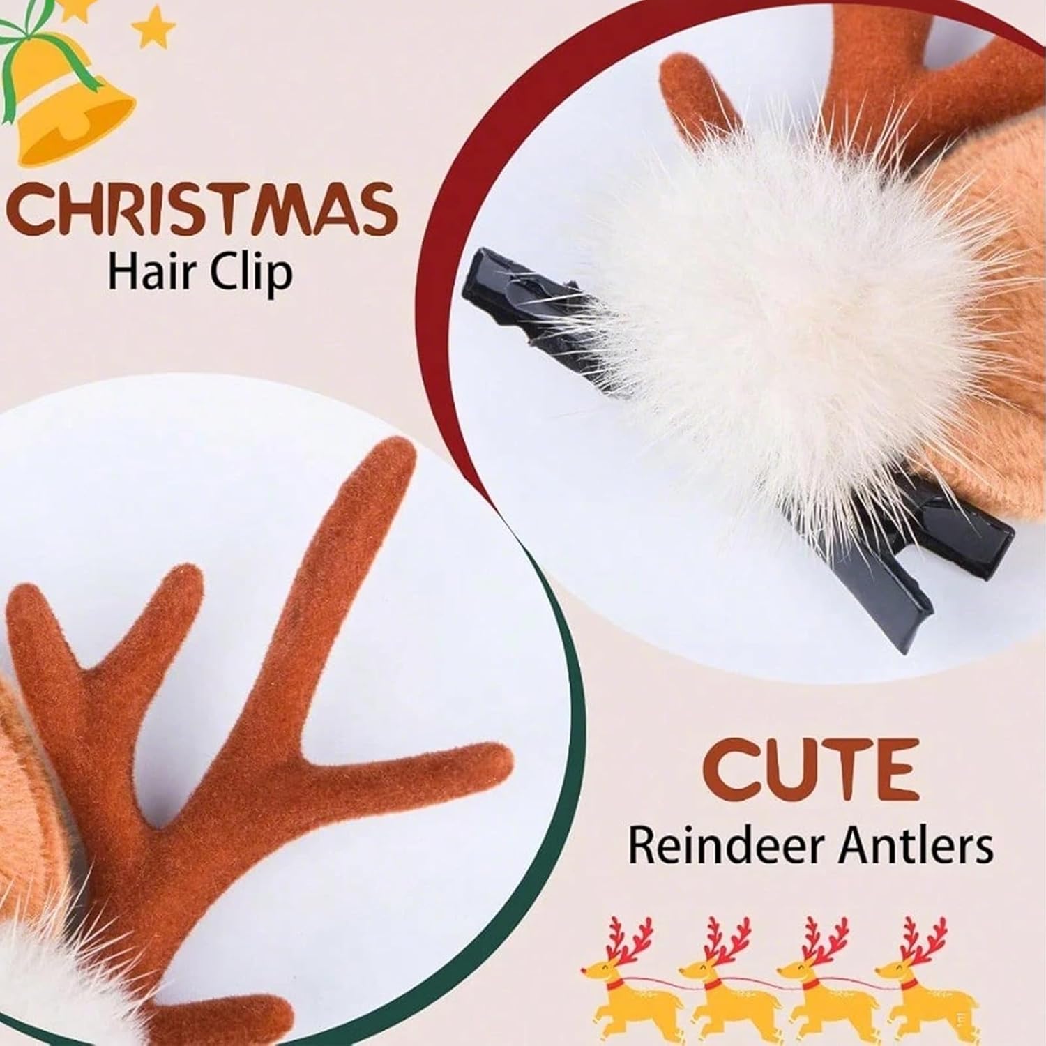 1/2Pairs Small Deer Ears Antle – Reindeer Antlers Headband Bewertung und Preis