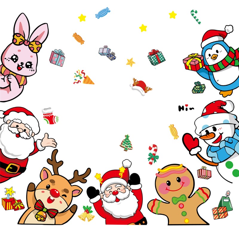 2025 Christmas Decorative Glas – Snowflake Window Decal Bewertung und Preis